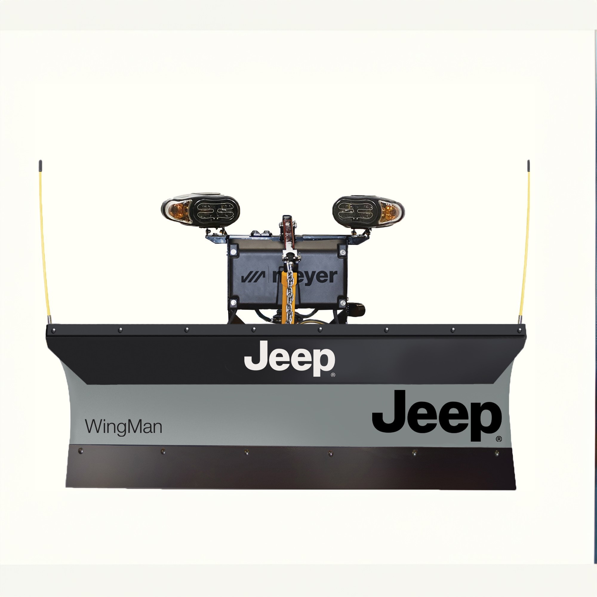 Meyer Products, Jeep WingMan 6ft.8in. 2in. Receiver Hitch Plow, Blade Length 80 in, Max. Lift Height 12 in, Model# 78320